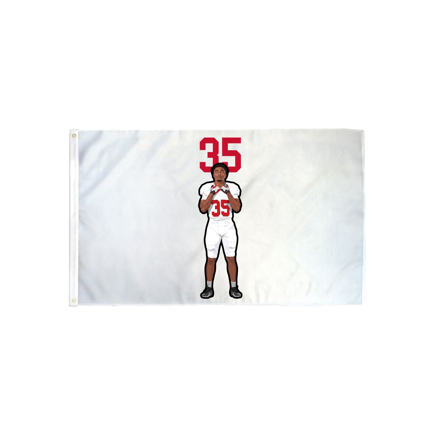 3x5 Flag — Number Top in Classic