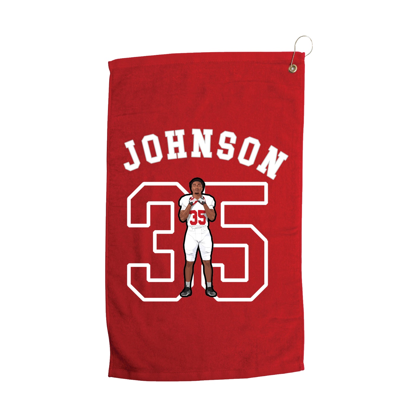Golf Towel — Shirsey Arch in Red