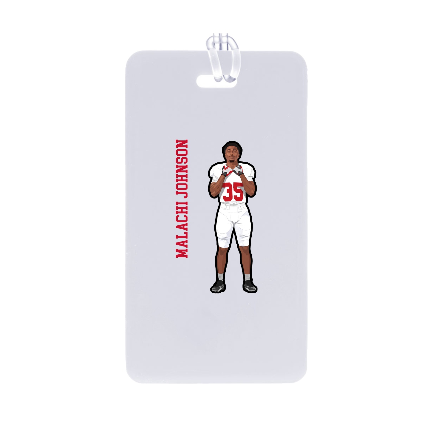 Bag Tag — Name Vertical in Classic