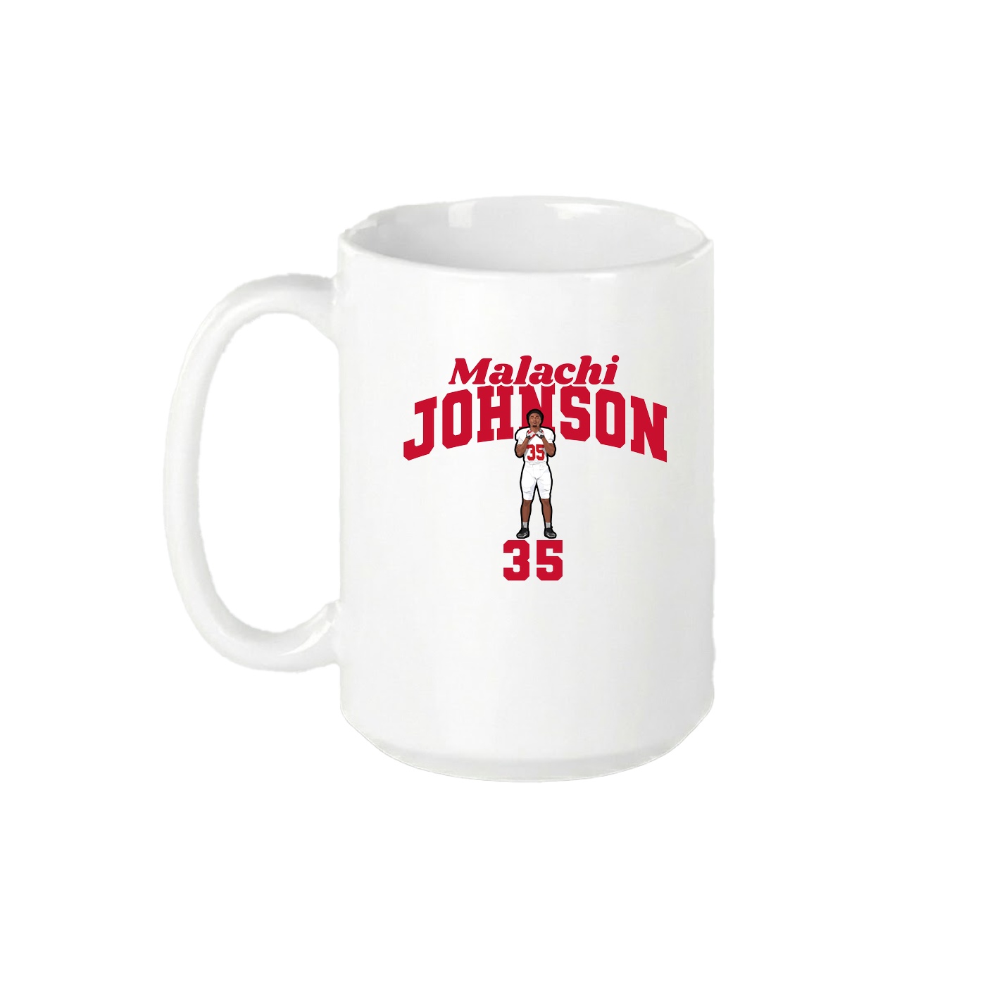 15oz Coffee Mug — Signature Arch in White