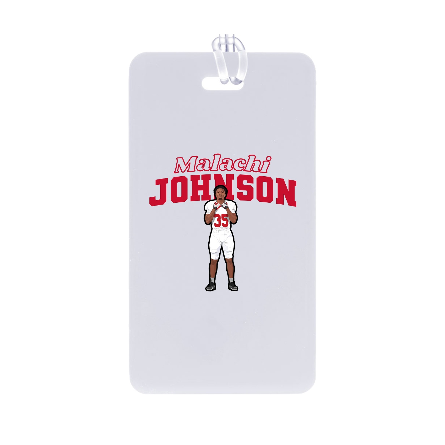Bag Tag — Name Arch in Classic