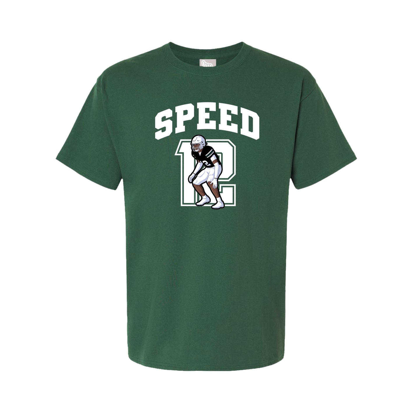 Youth Tee — Number in Green