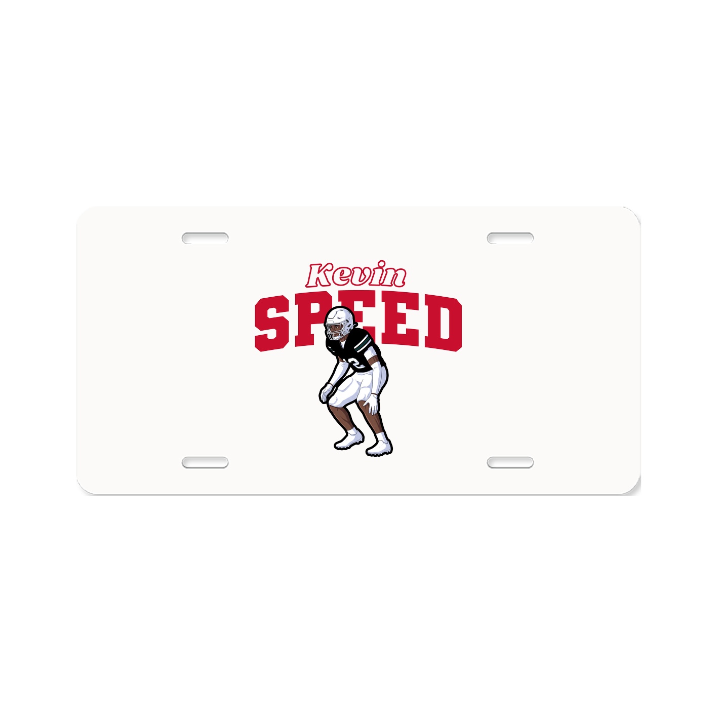 License Plate — Name Arch in Classic
