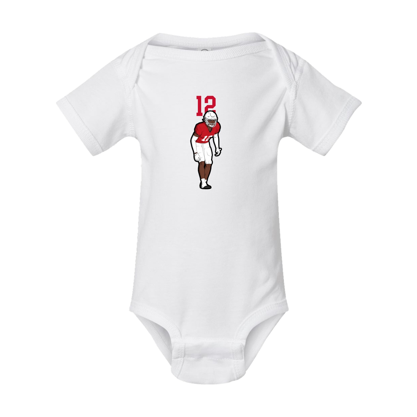 Baby Onesie — Number Top in White