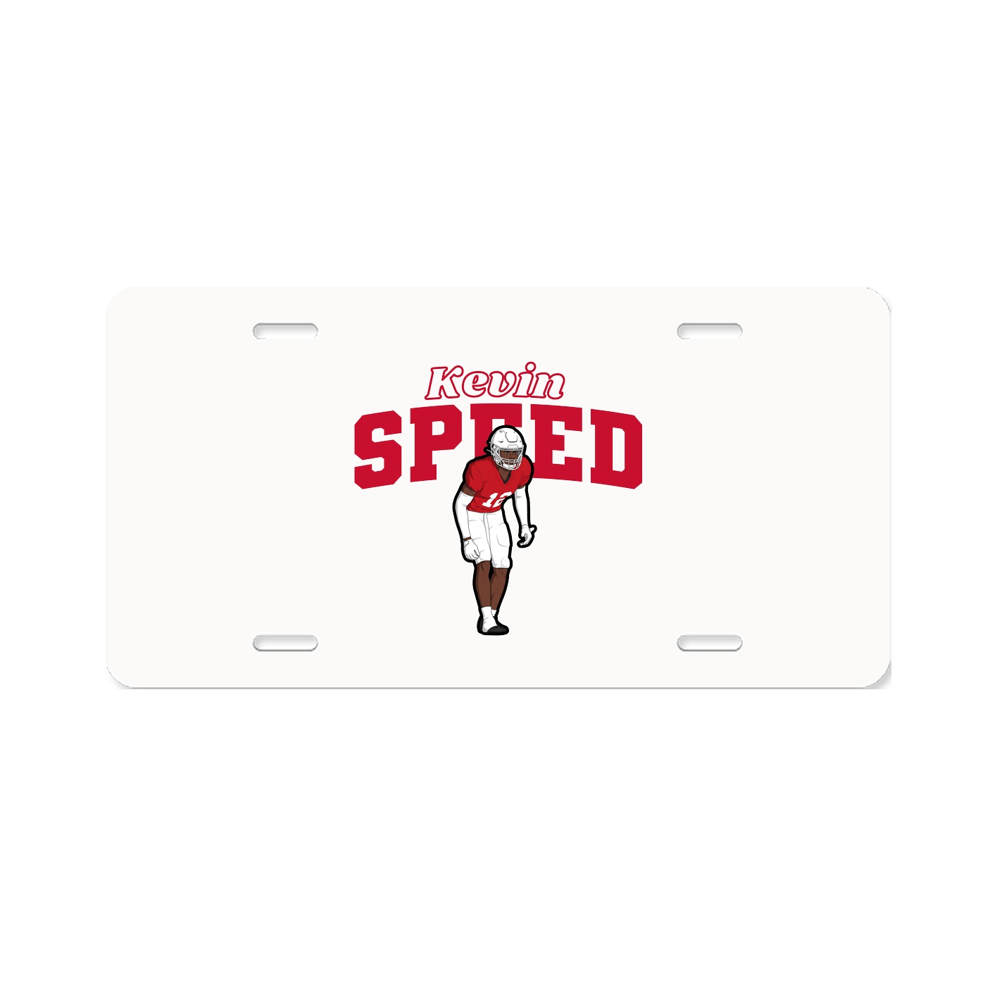 License Plate — Name Arch in Classic