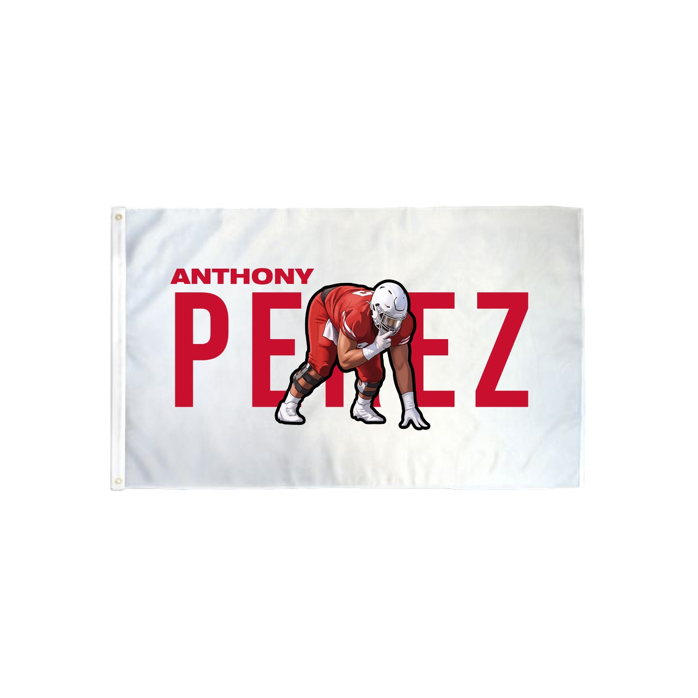 3x5 Flag — Player Name in Classic