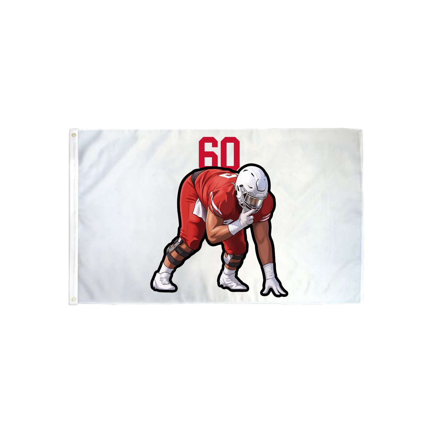 3x5 Flag — Number Top in Classic