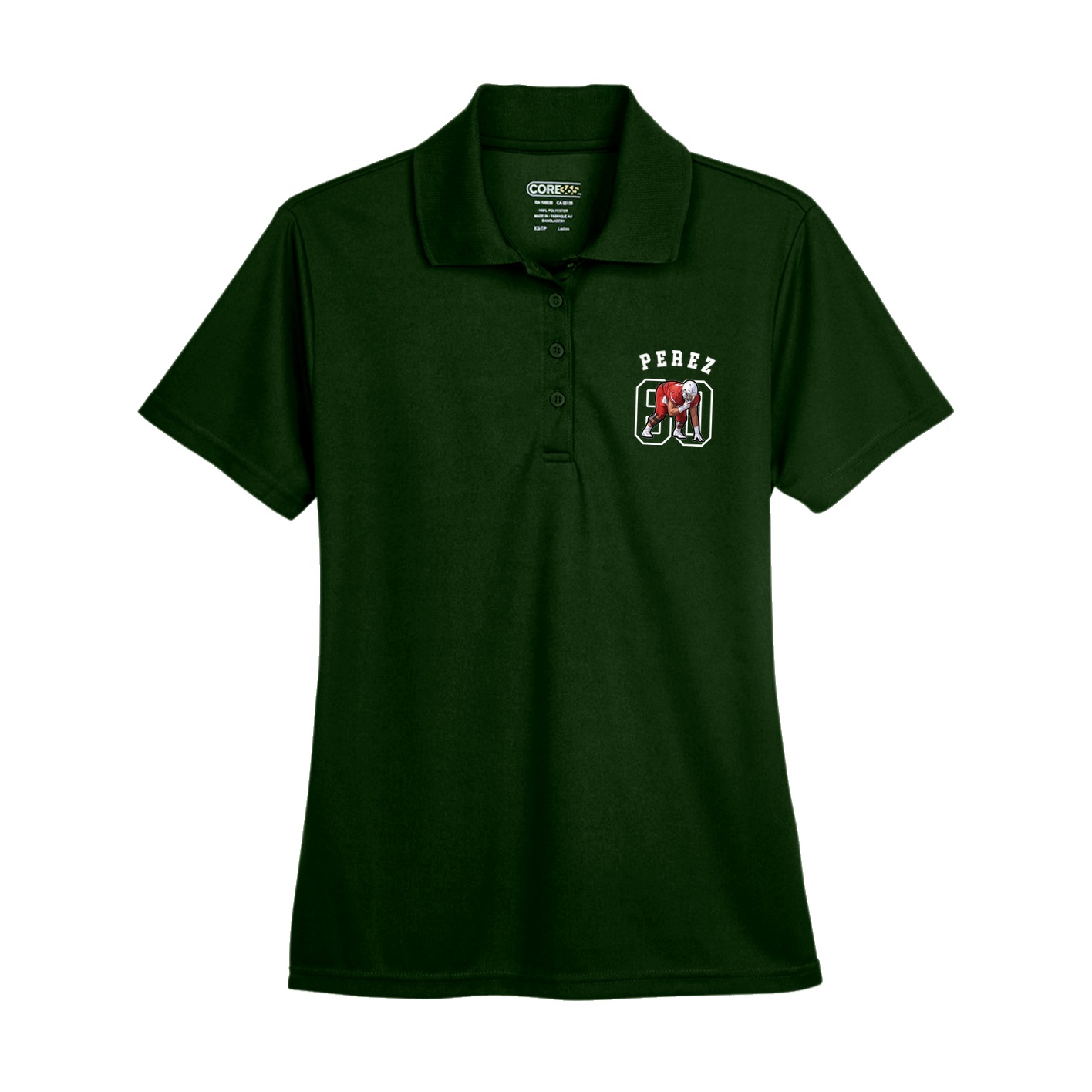 Womens Performance Polo — Shirsey Arch in Green