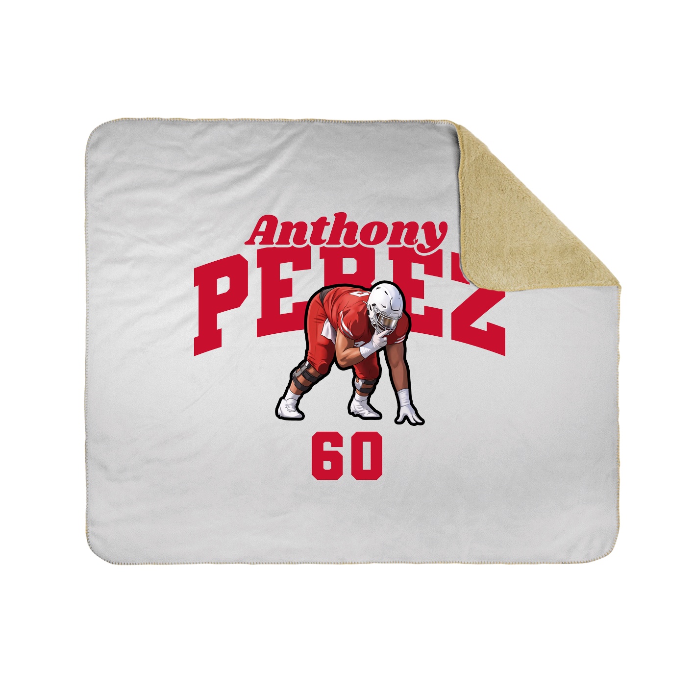 Throw Blanket — Signature Arch in White