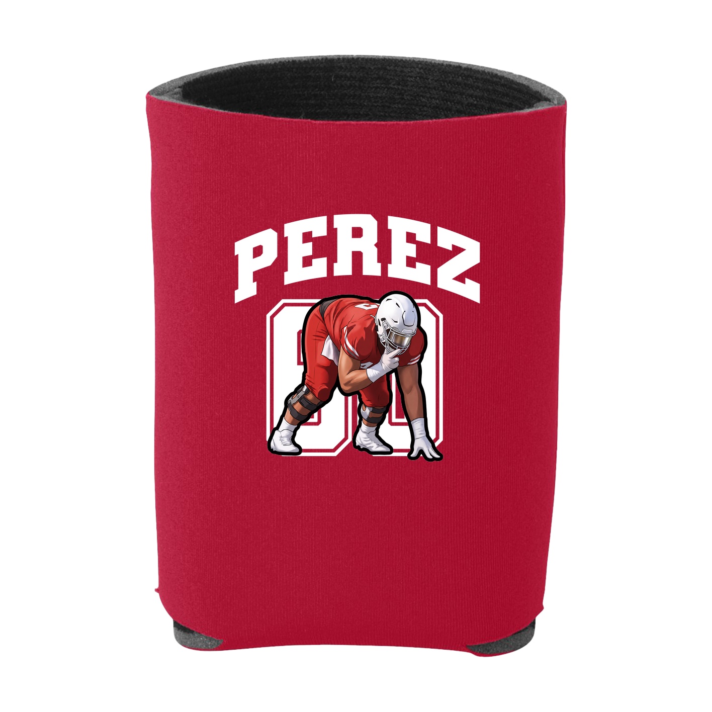 Can Holder — Number in Red