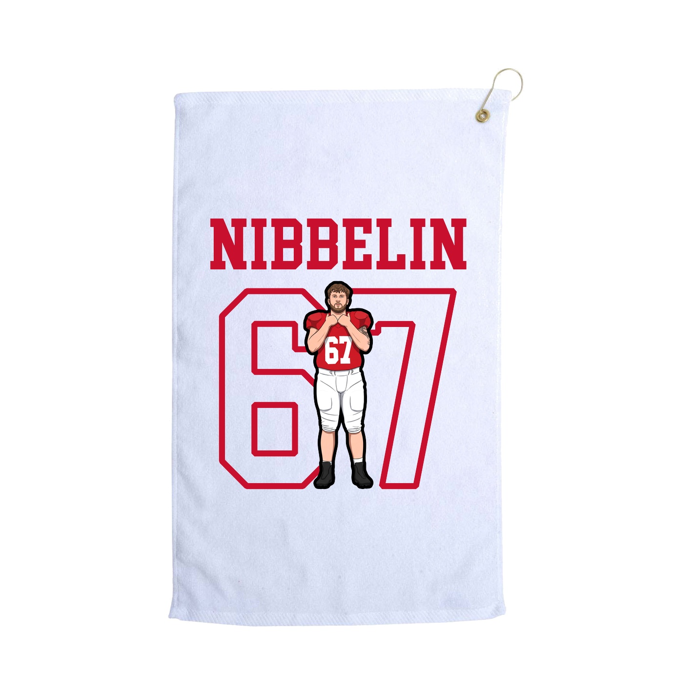 Golf Towel — Shirsey in White