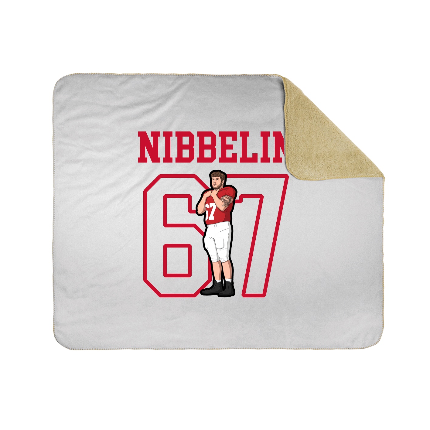 Throw Blanket — Shirsey in White