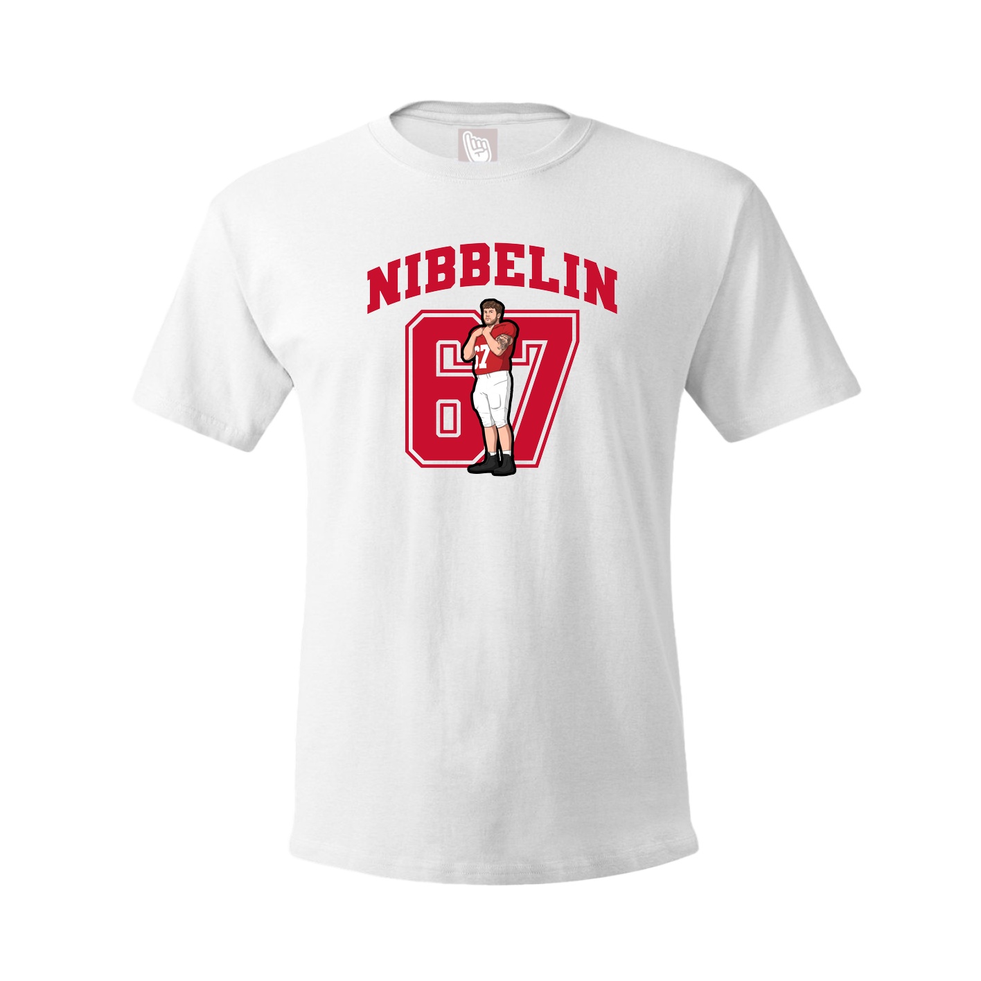 Tee — Number in White