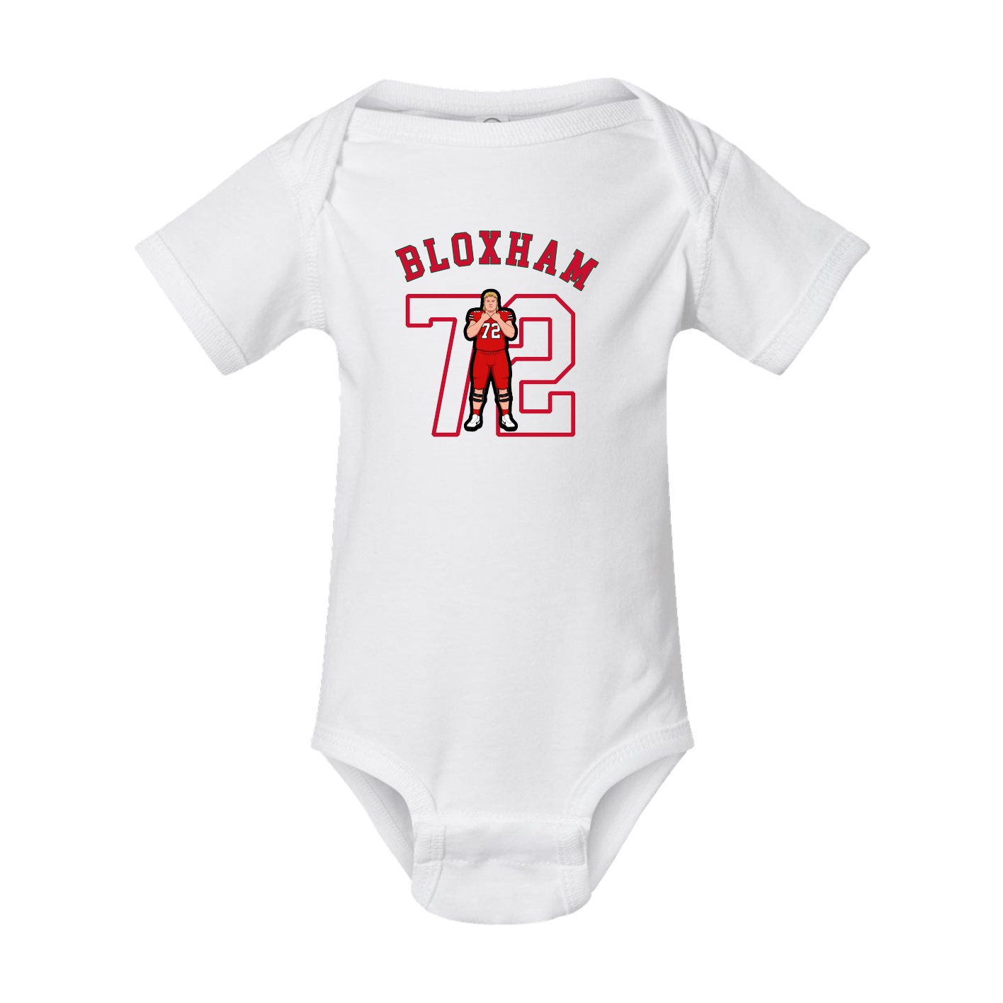Baby Onesie — Shirsey Arch in White