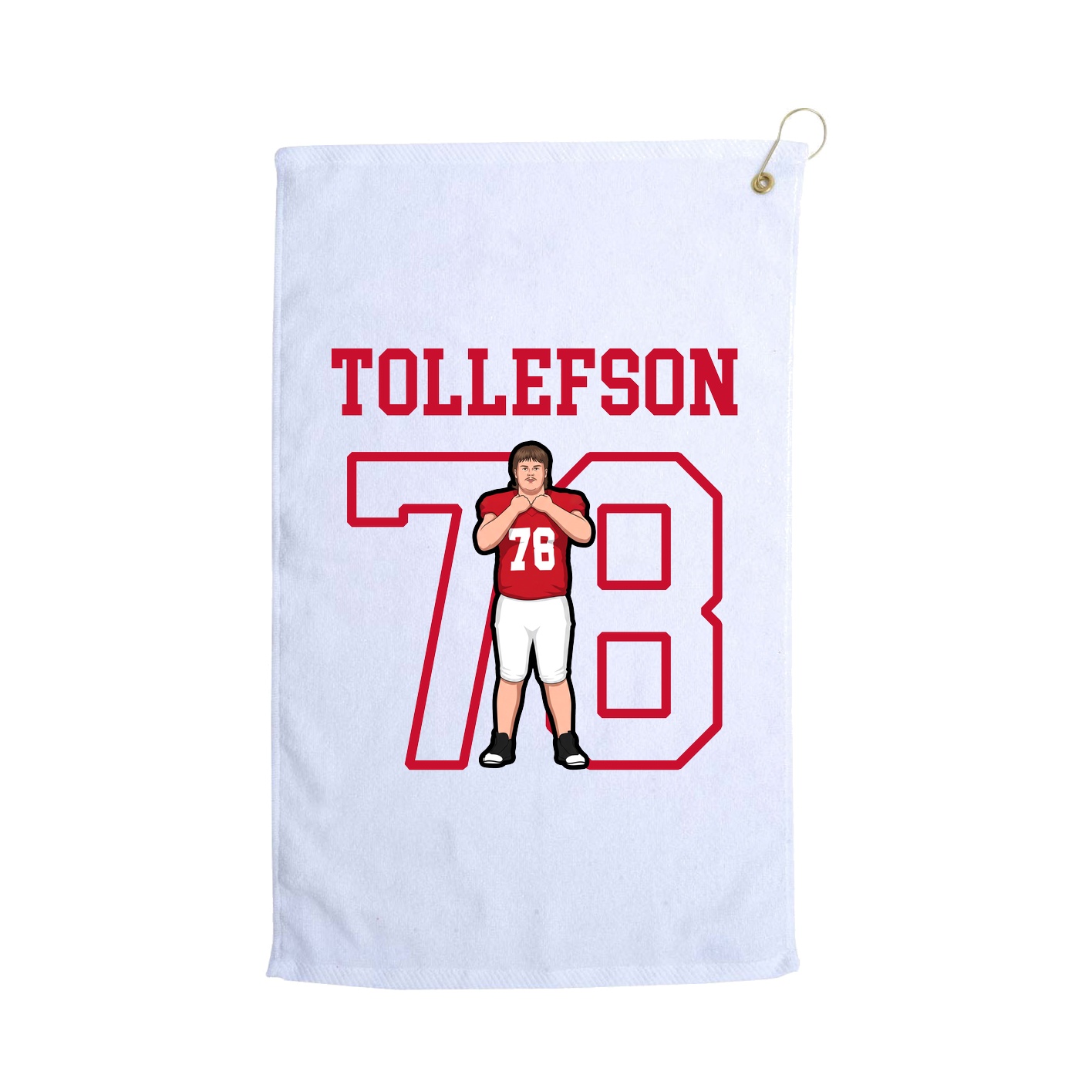 Golf Towel — Shirsey in White