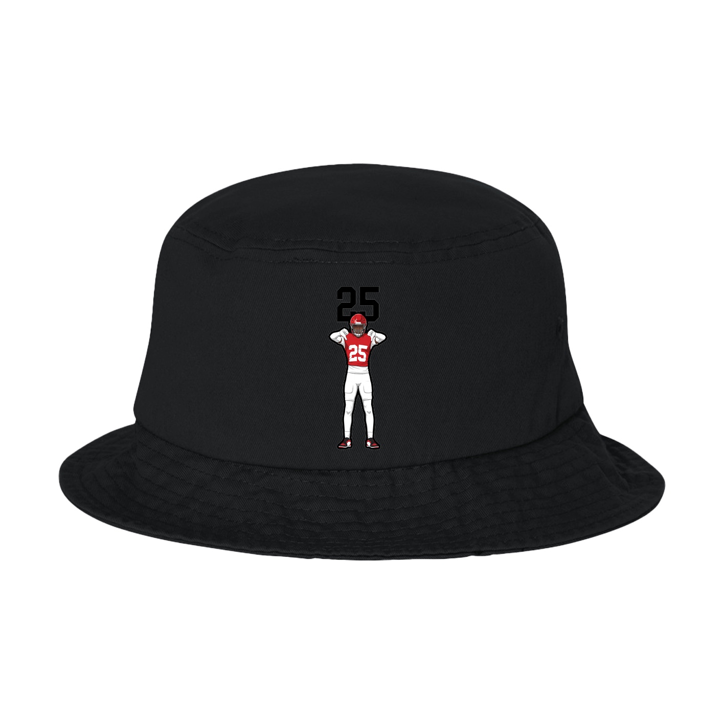 Bucket Cap — Number Top in Black
