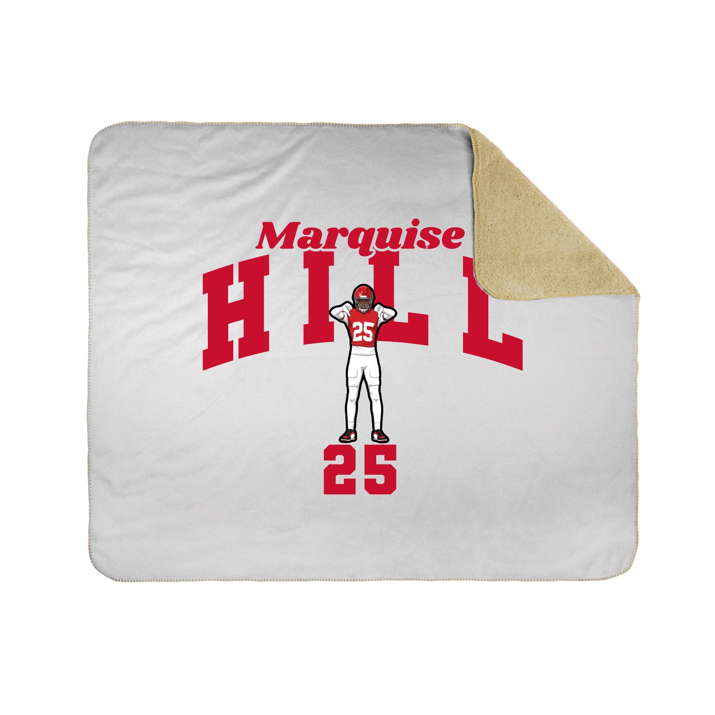 Throw Blanket — Signature Arch in White