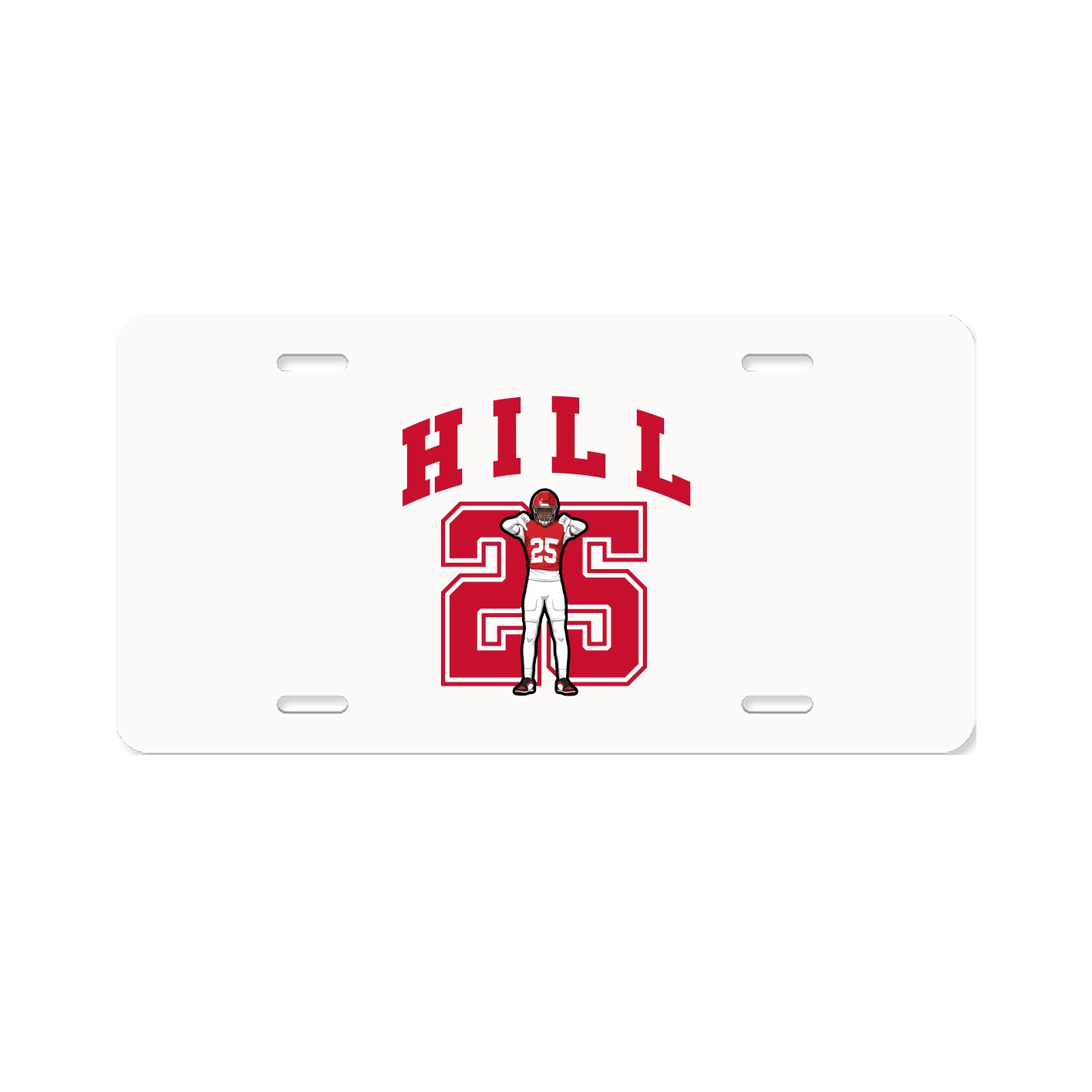 License Plate — Number in Classic