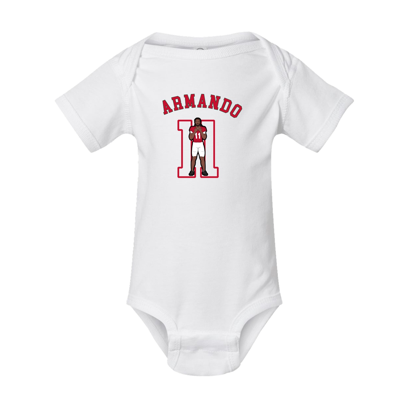 Baby Onesie — Shirsey Arch in White