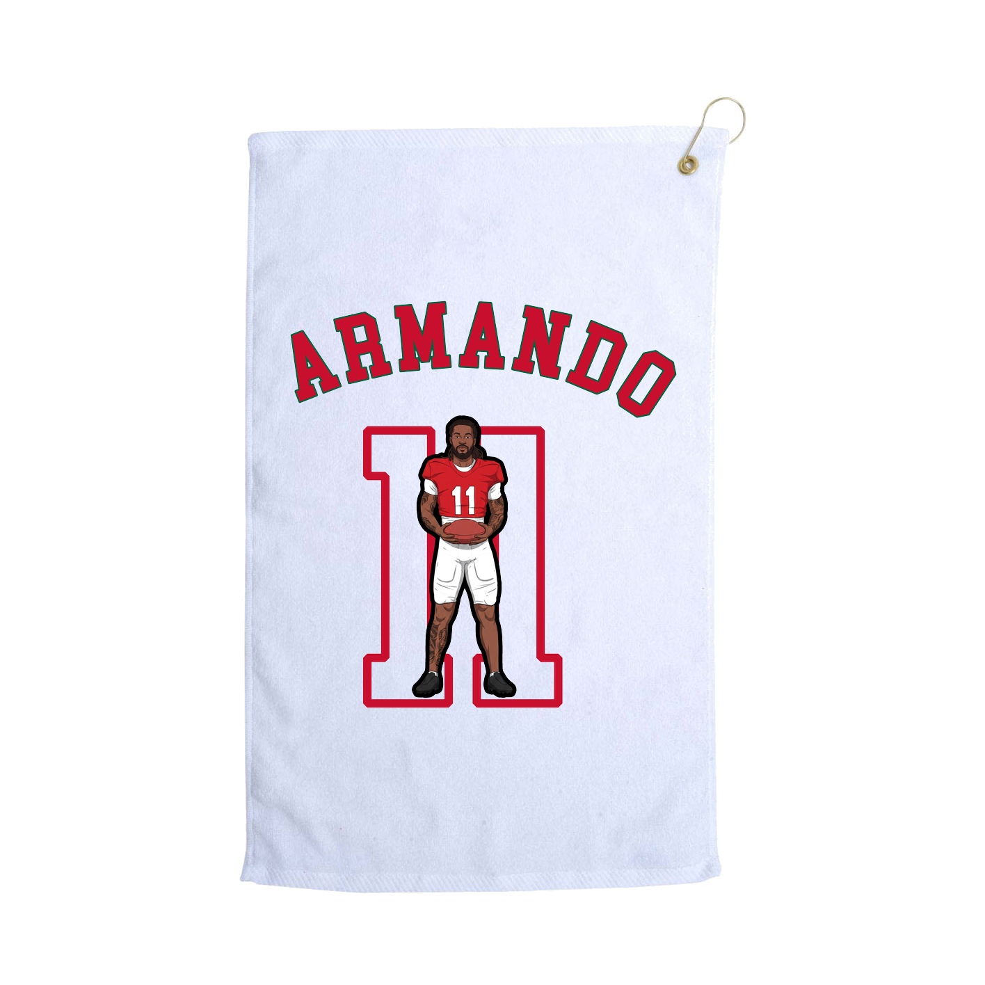 Golf Towel — Shirsey Arch in White