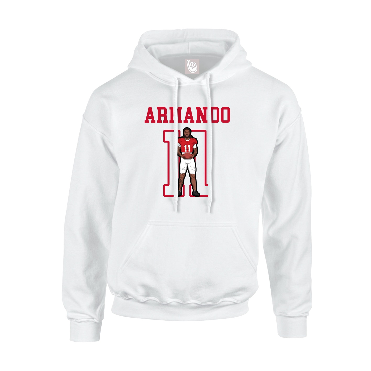 Youth Hoodie — Shirsey in White