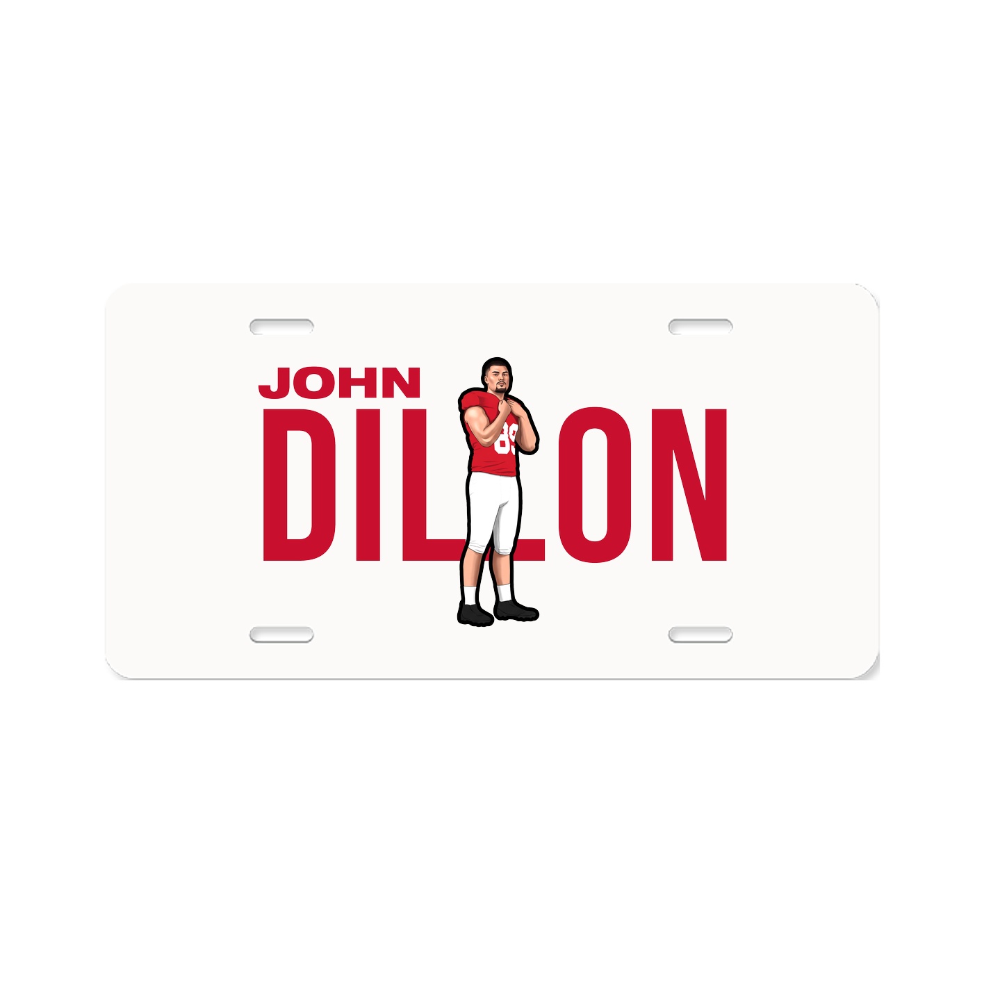 License Plate — Player Name in Classic