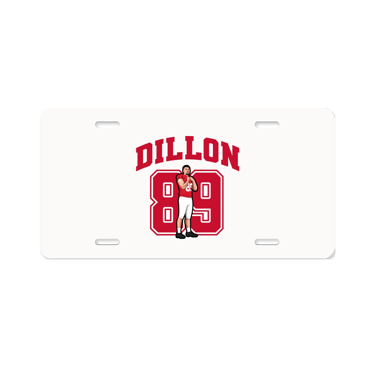 License Plate — Number in Classic