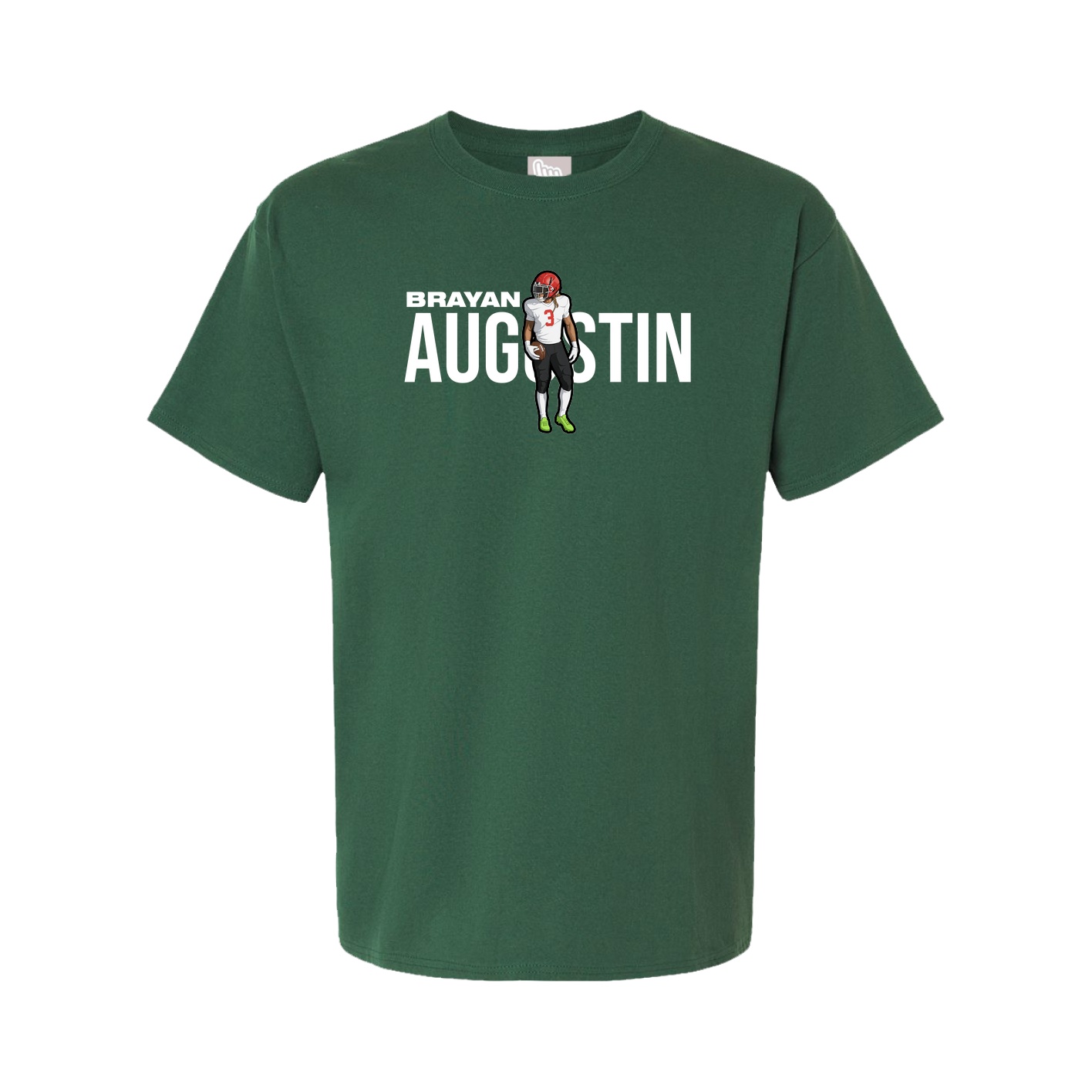 Youth Tee — Player Name in Green