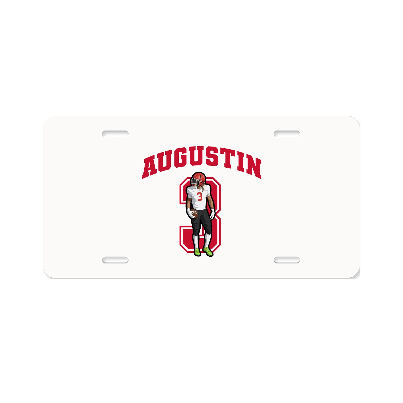 License Plate — Number in Classic