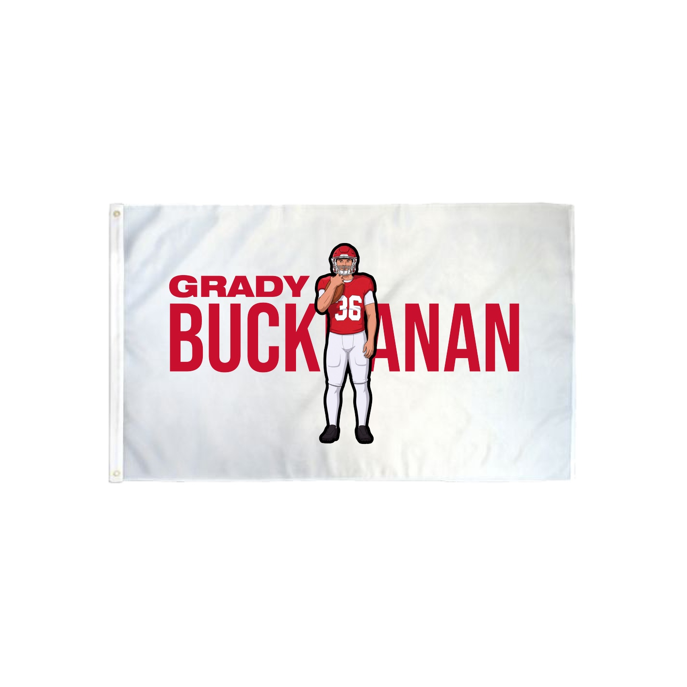 3x5 Flag — Player Name in Classic