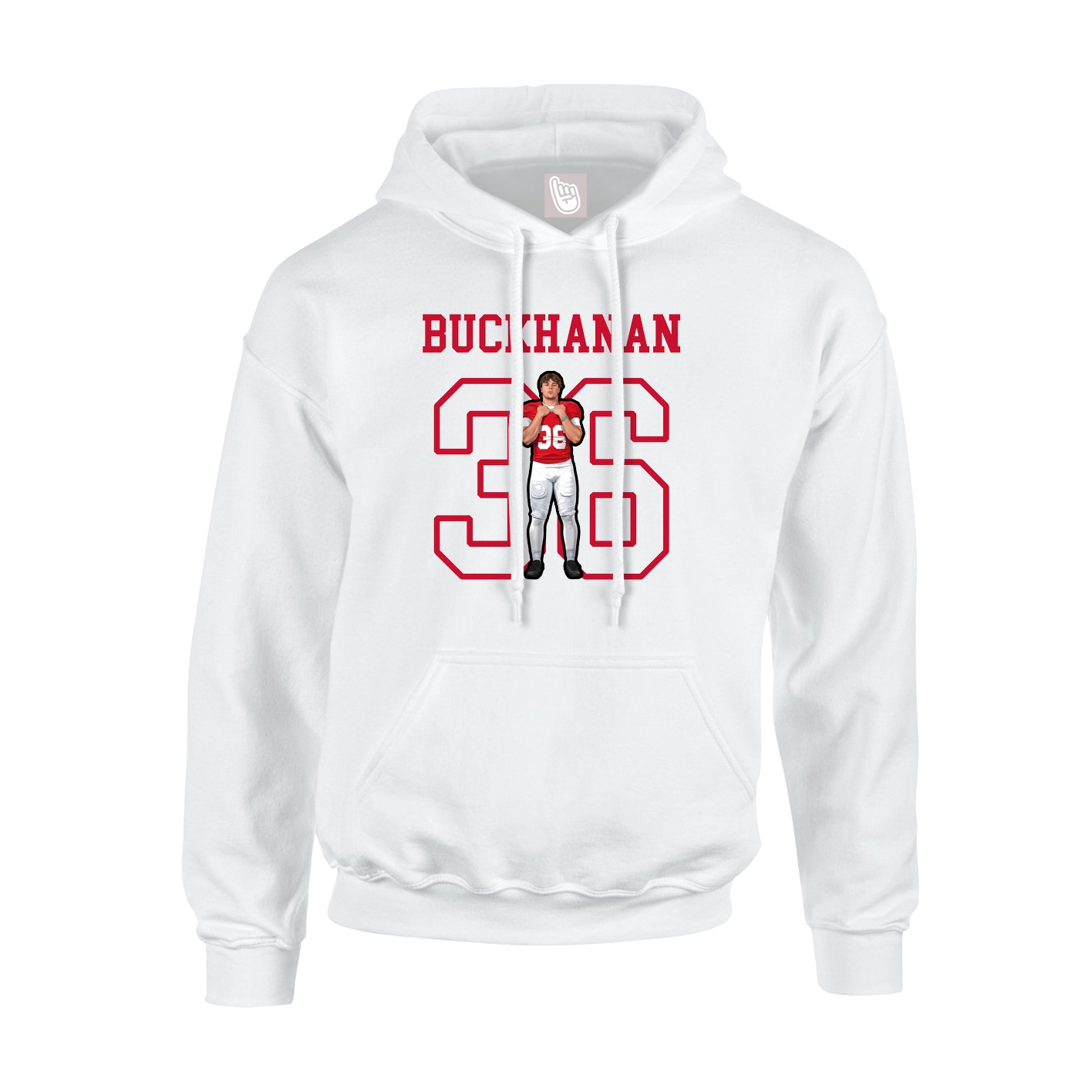 Youth Hoodie — Shirsey in White