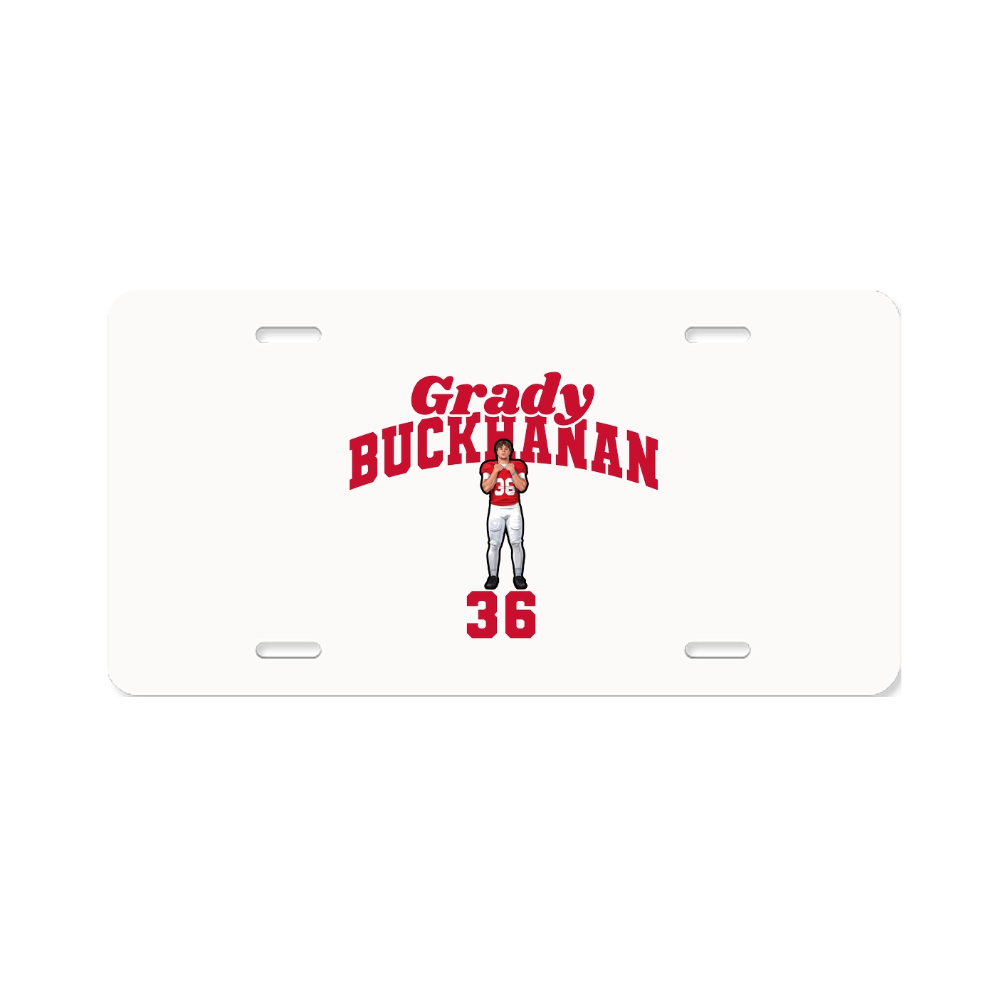 License Plate — Signature Arch in Classic