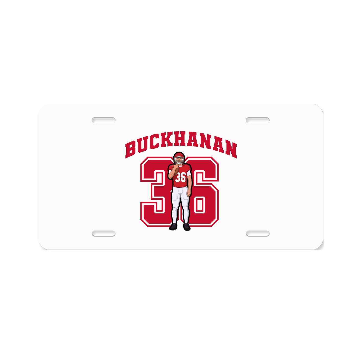 License Plate — Number in Classic