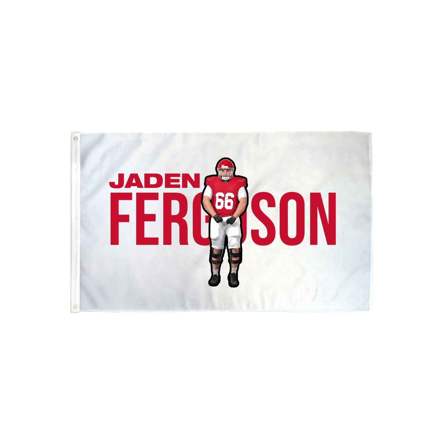 3x5 Flag — Player Name in Classic