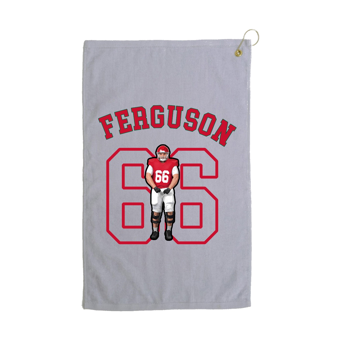 Golf Towel — Shirsey Arch in Grey