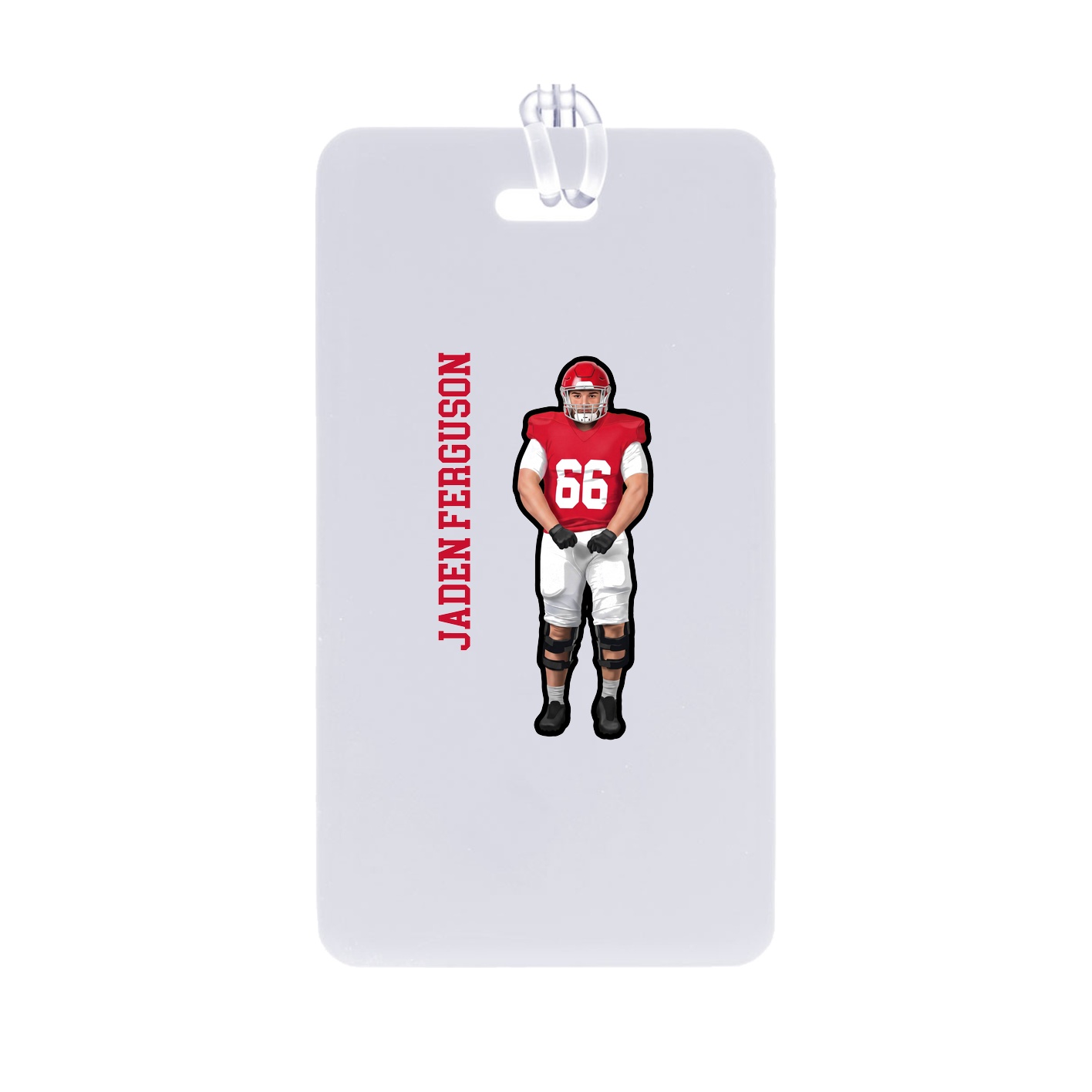 Bag Tag — Name Vertical in Classic