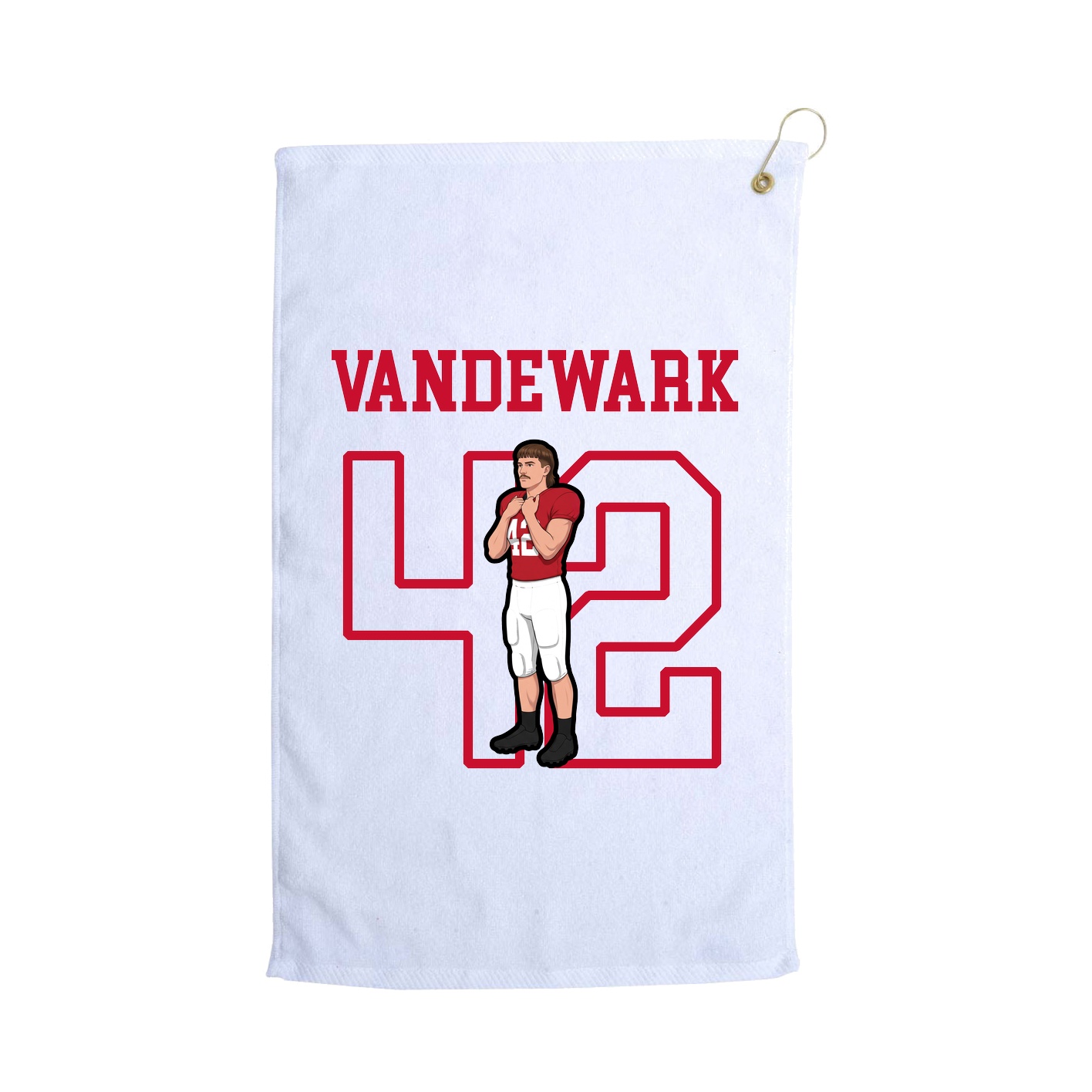 Golf Towel — Shirsey in White