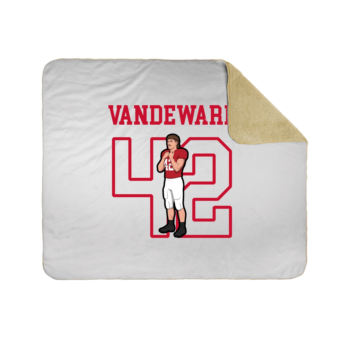 Throw Blanket — Shirsey in White
