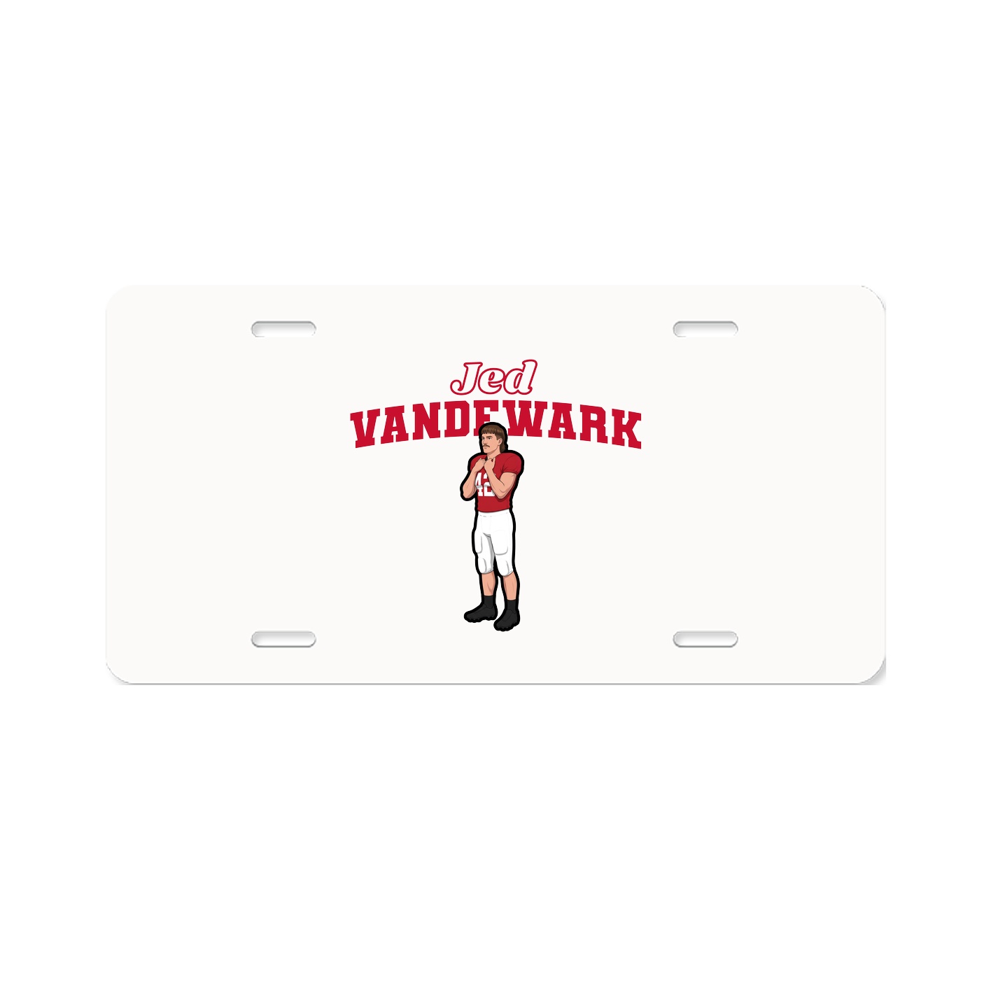 License Plate — Name Arch in Classic
