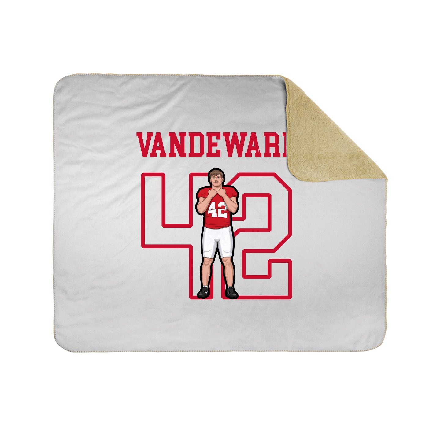 Throw Blanket — Shirsey in White