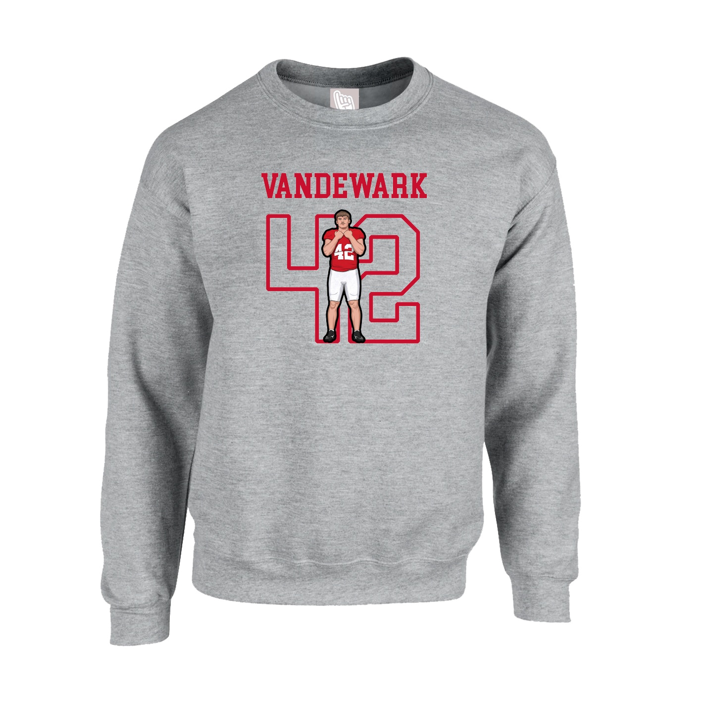 Fleece Crew — Shirsey in Grey