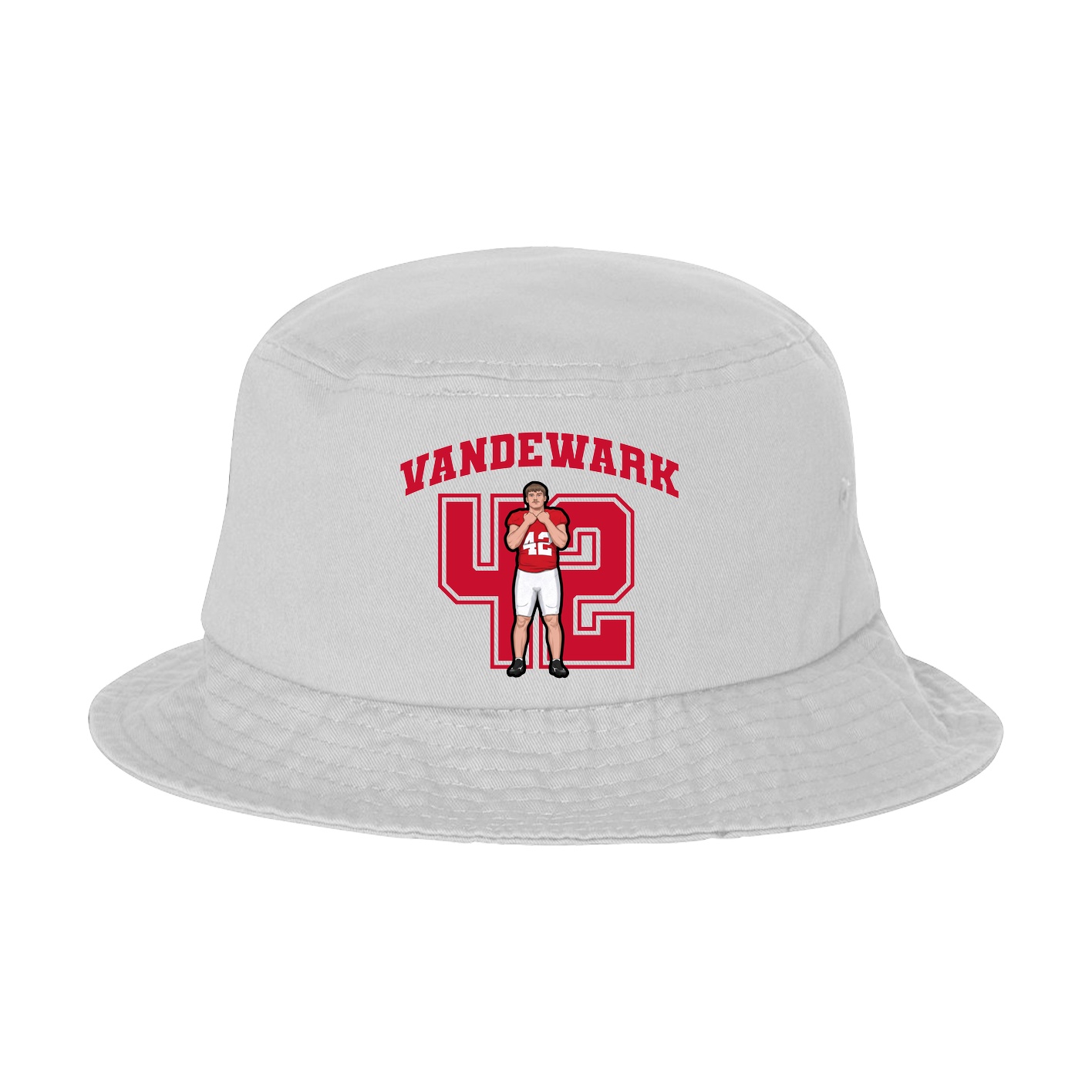 Bucket Cap — Number in White