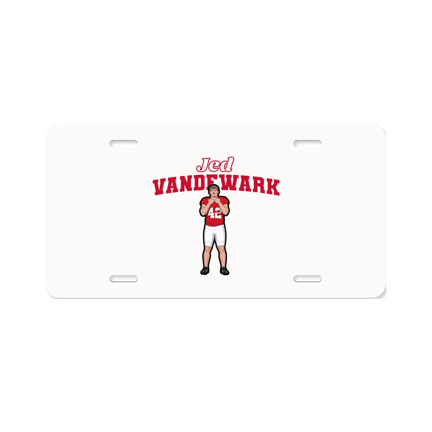 License Plate — Name Arch in Classic