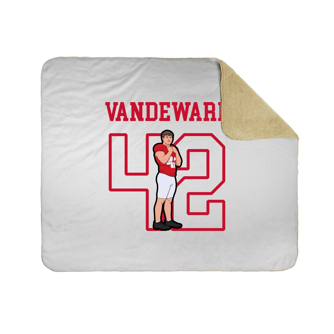 Throw Blanket — Shirsey in White