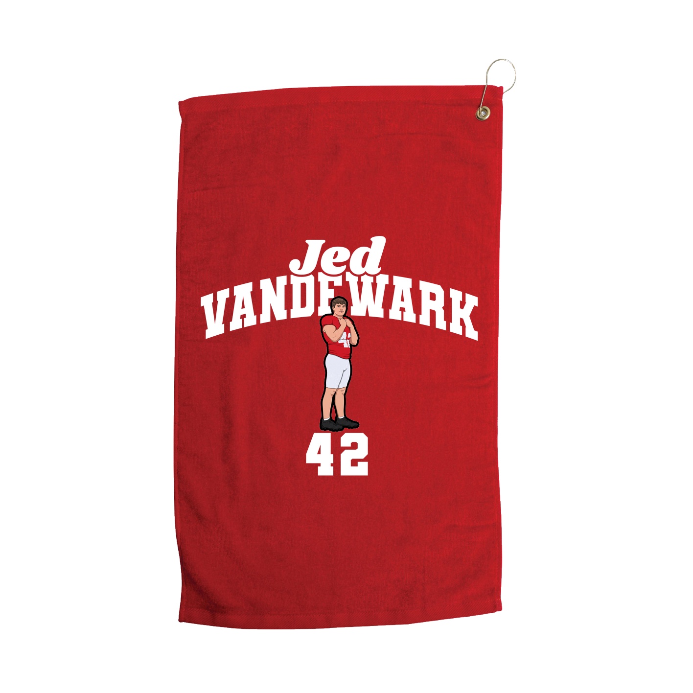 Golf Towel — Signature Arch in Red