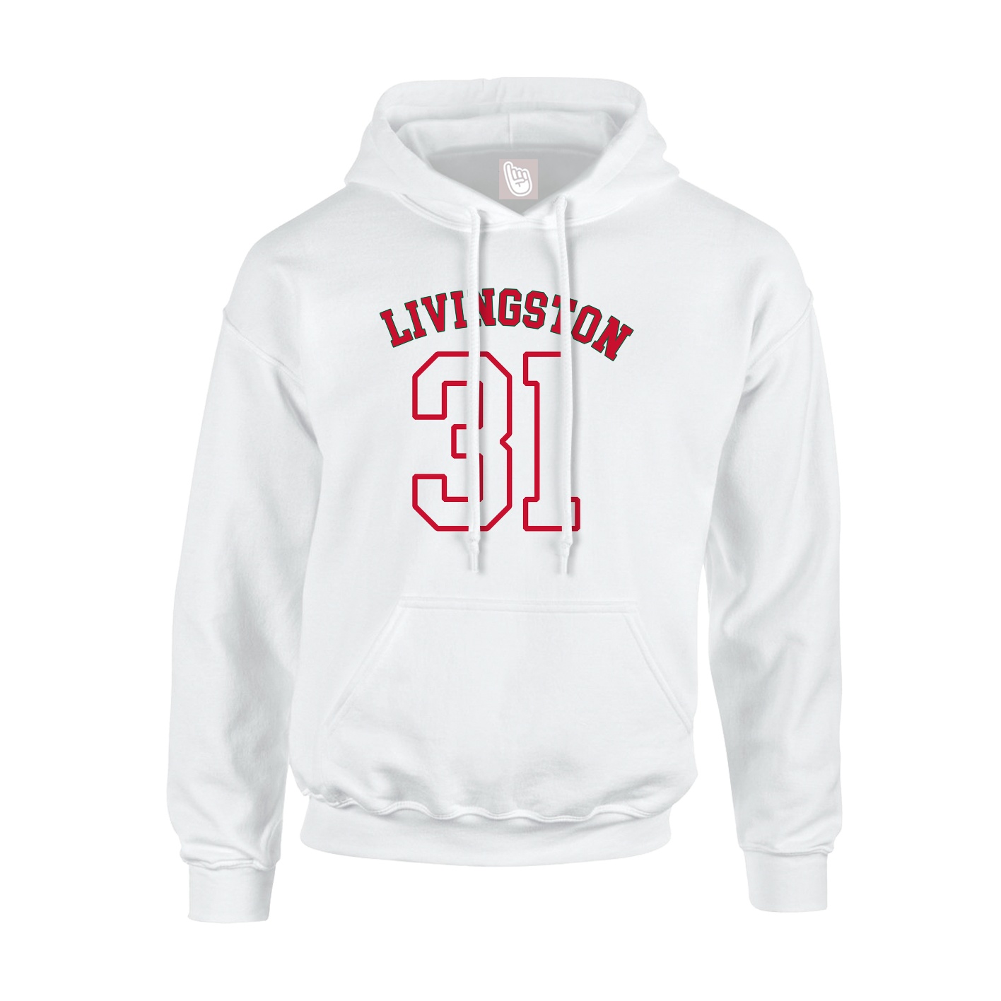 Hoodie — Shirsey Arch in White