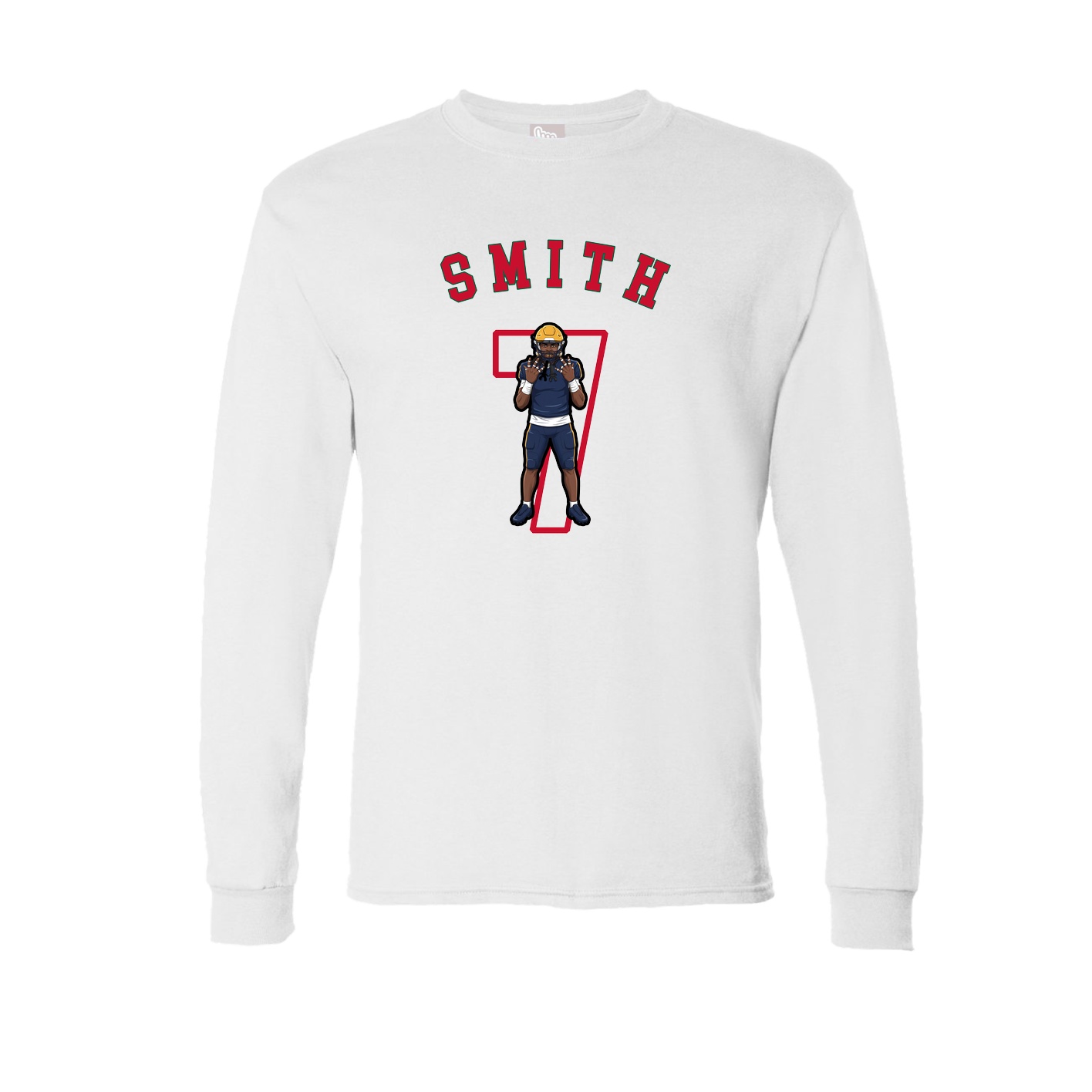 Long Sleeve Tee — Shirsey Arch in White