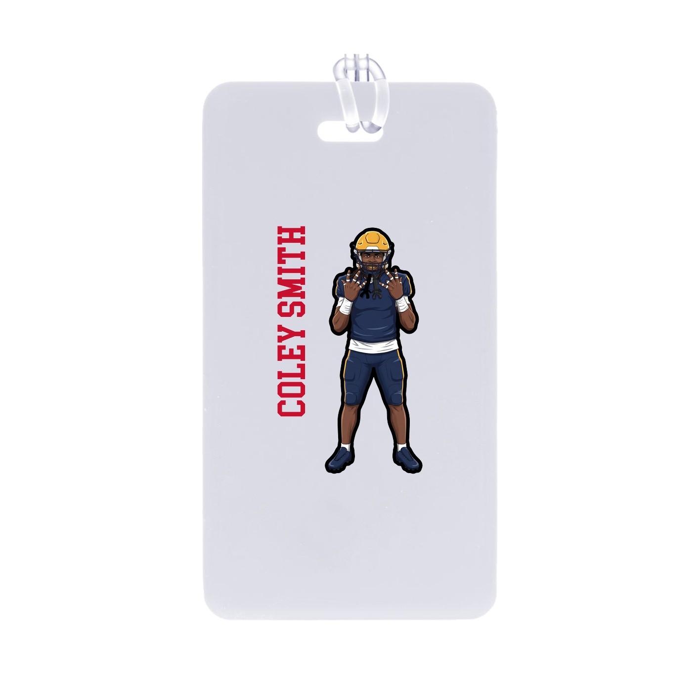 Bag Tag — Name Vertical in Classic