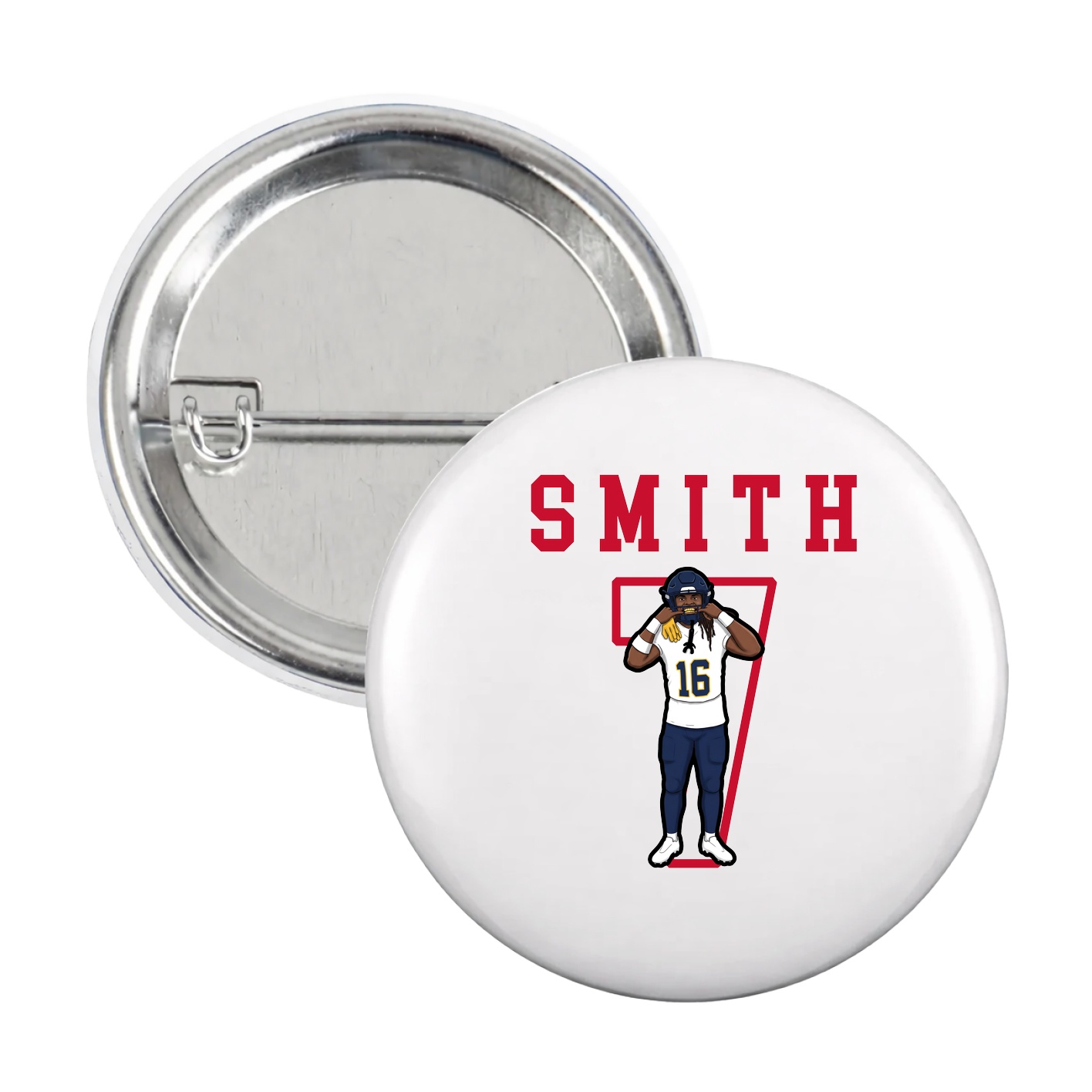 Game Day Button — Shirsey in White
