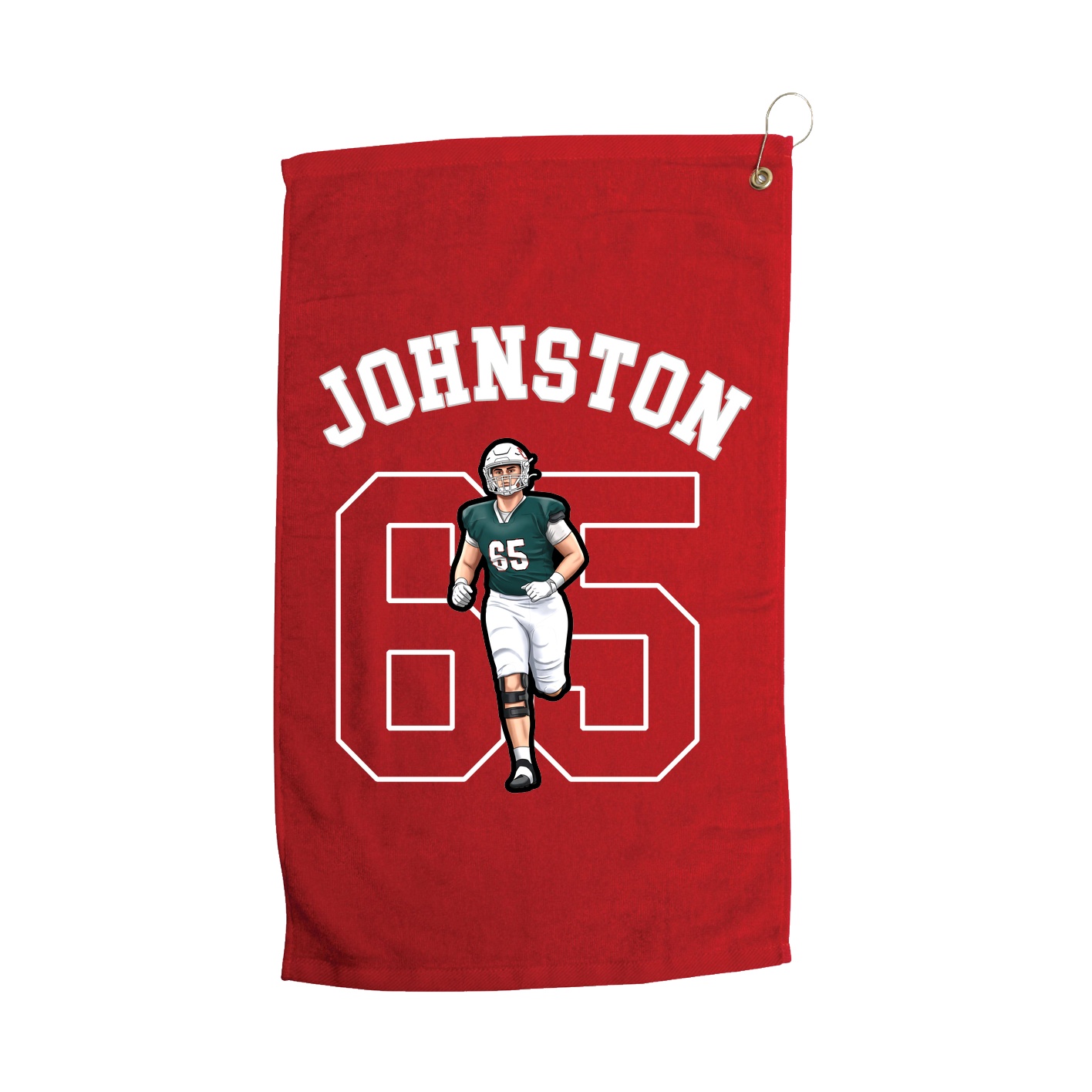 Golf Towel — Shirsey Arch in Red